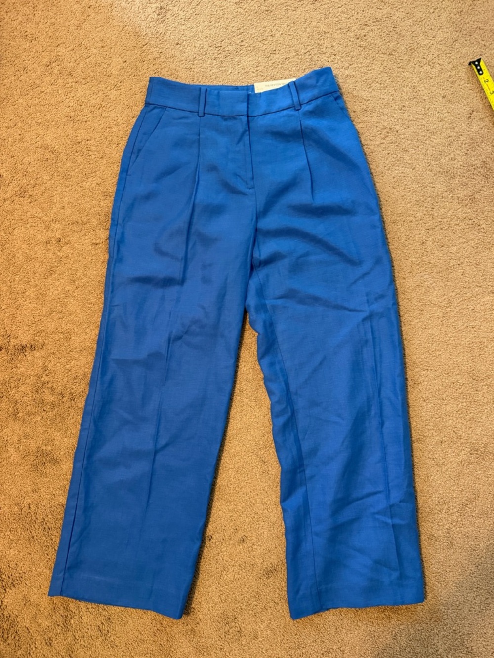 Loft blue linen blend pants